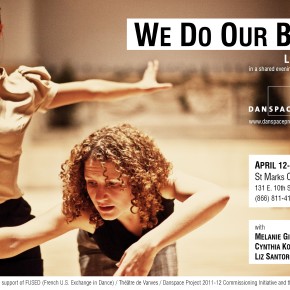 In Performance: We Do Our Best, Liz Santoro in a shared evening with Anne Zuerner (NYC)